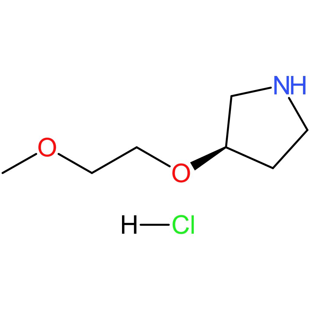 (3R)-3-(2-methoxyethoxy)pyrrolidine hydrochloride