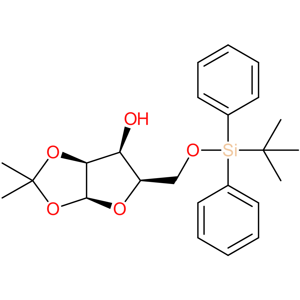 ?-d-lyxofuranose, 5-o-[(1,1-dimethylethyl)diphenylsilyl]-1,2-o-(1-methylethylidene)-