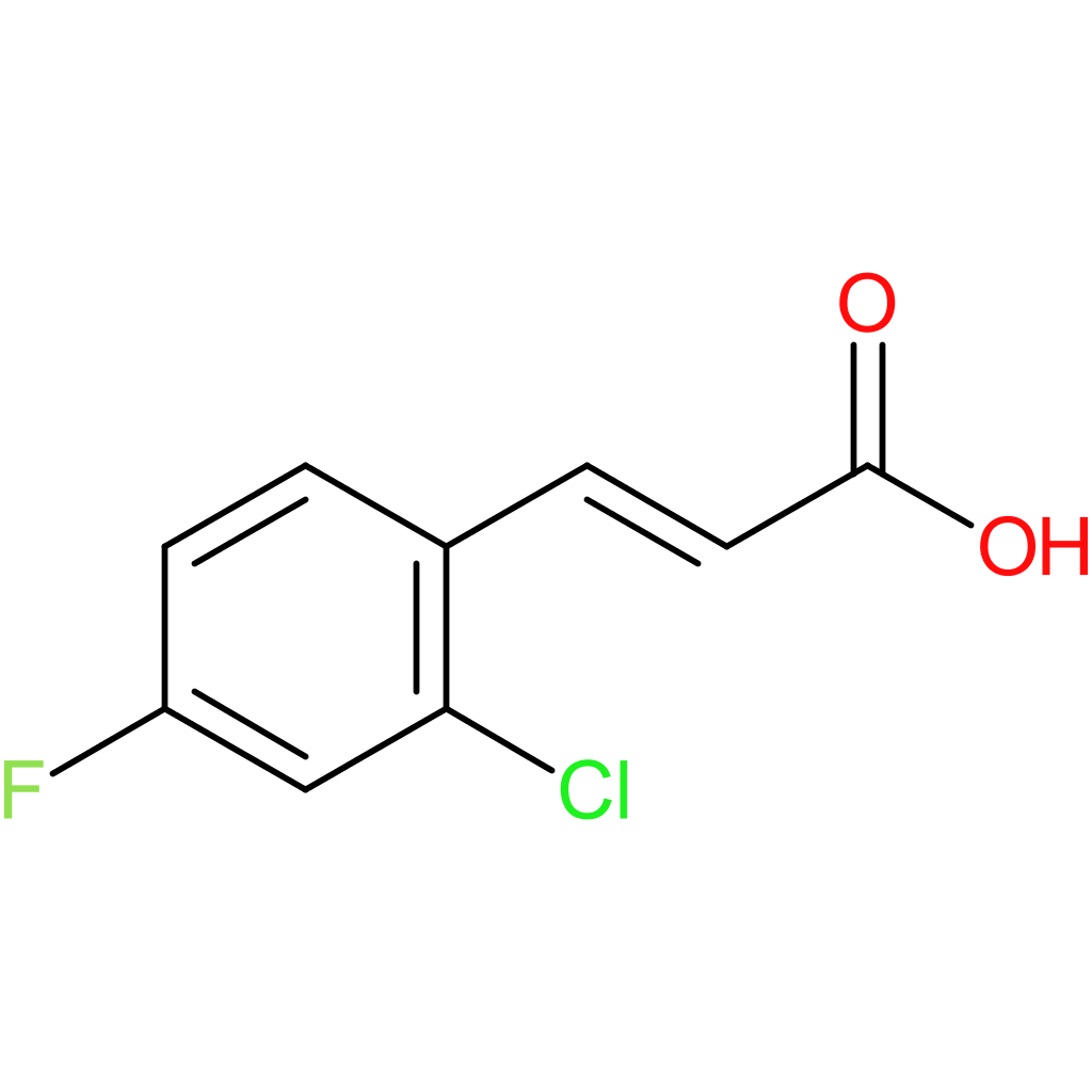 2-Chloro-4-fluorocinnamic acid