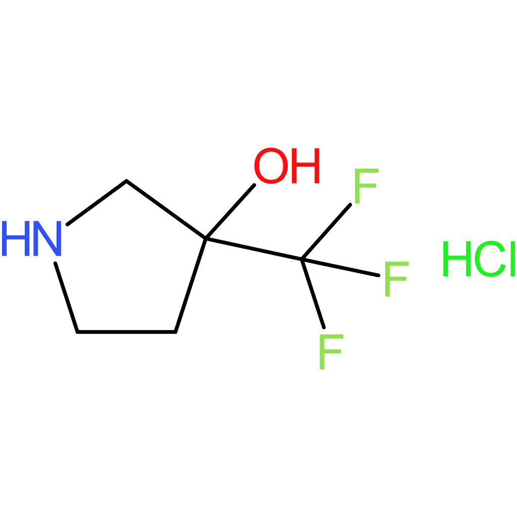 3-(trifluoromethyl)pyrrolidin-3-ol hydrochloride