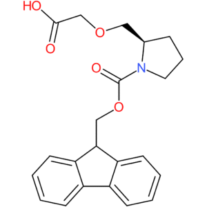 1-pyrrolidinecarboxylic acid, 2-[(carboxymethoxy)methyl]-, 1-(9h-fluoren-9-ylmethyl) ester, (2r)-