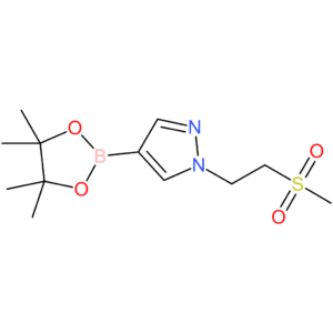1-(2-methanesulfonylethyl)-4-(tetramethyl-1,3,2-dioxaborolan-2-yl)-1H-pyrazole