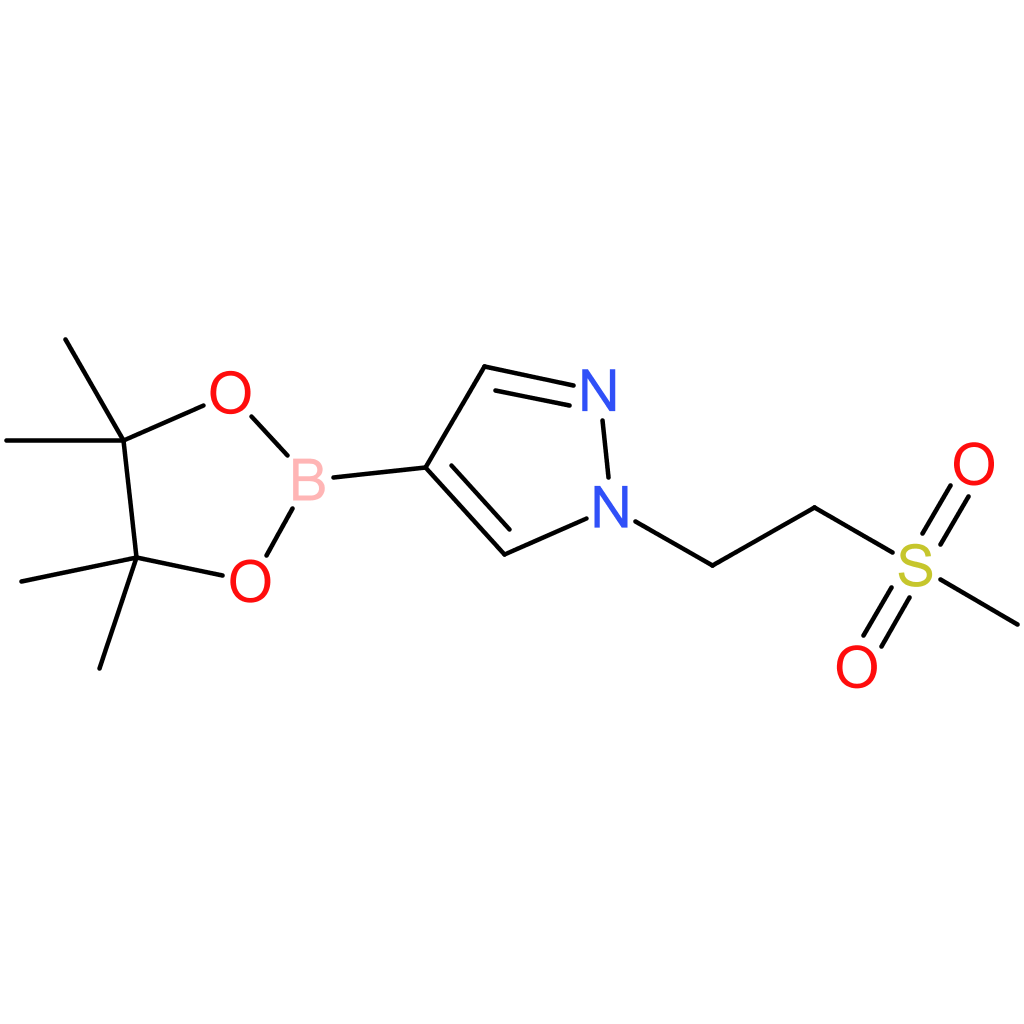 1-(2-methanesulfonylethyl)-4-(tetramethyl-1,3,2-dioxaborolan-2-yl)-1H-pyrazole
