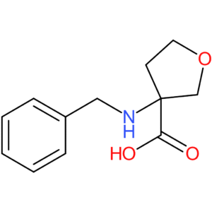 3-(benzylamino)oxolane-3-carboxylic acid