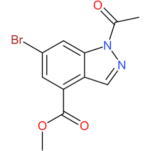 methyl 1-acetyl-6-bromo-1H-indazole-4-carboxylate