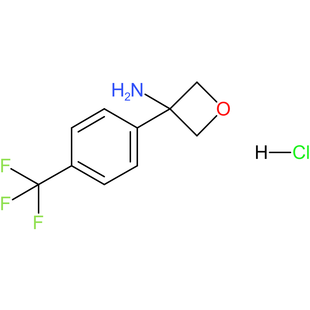 3-[4-(Trifluoromethyl)phenyl]oxetan-3-amine hydrochloride