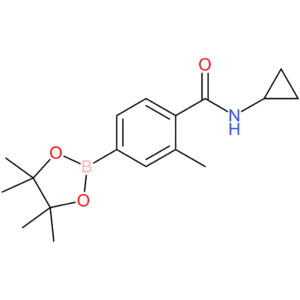 N-cyclopropyl-2-methyl-4-(tetramethyl-1,3,2-dioxaborolan-2-yl)benzamide