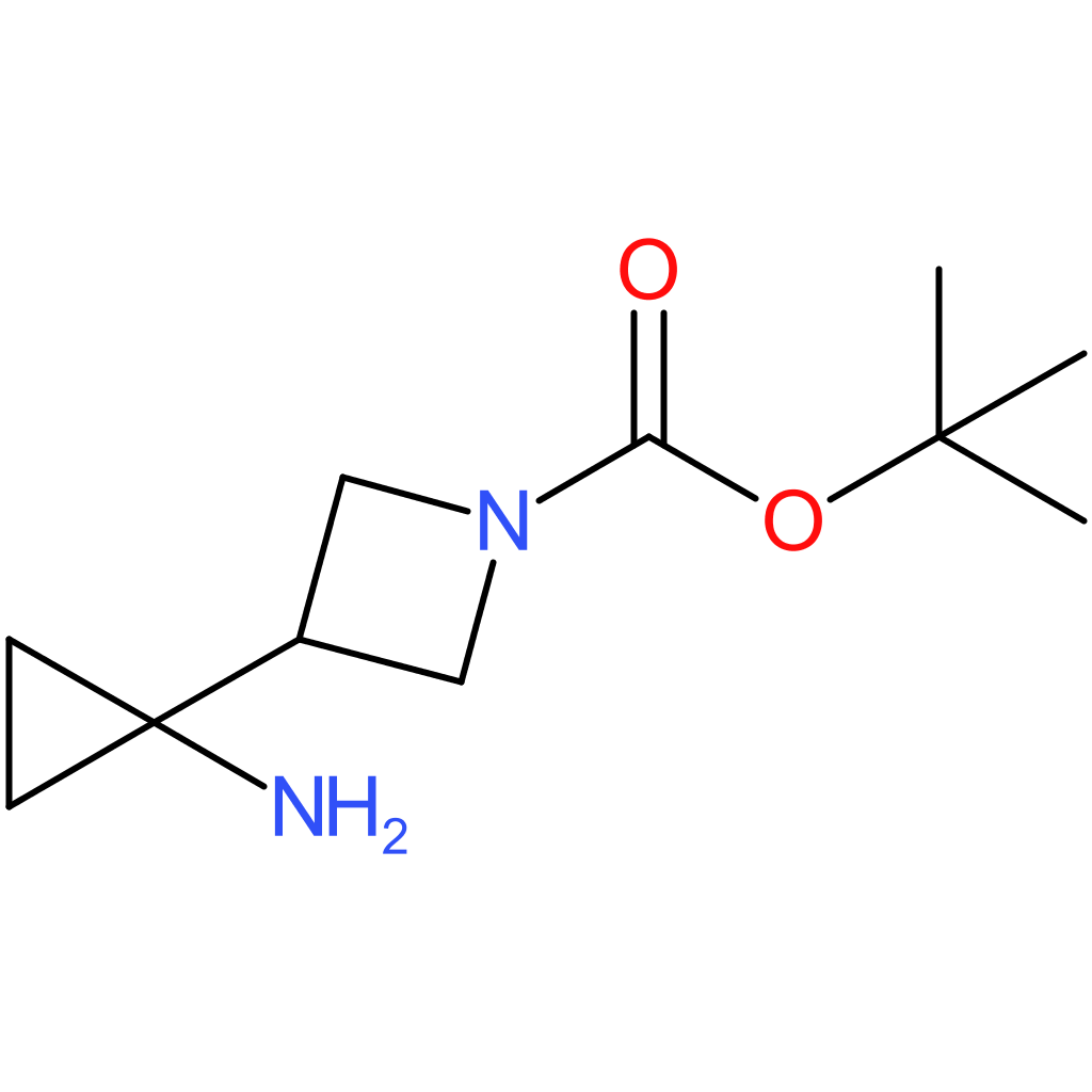 tert-butyl 3-(1-aminocyclopropyl)azetidine-1-carboxylate