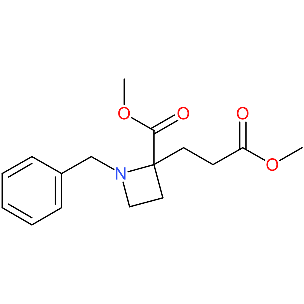 methyl 1-benzyl-2-(3-methoxy-3-oxopropyl)azetidine-2-carboxylate