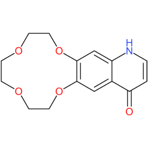 1,4,7,10-tetraoxacyclododecino[2,3-g]quinolin-15(12h)-one, 2,3,5,6,8,9-hexahydro-
