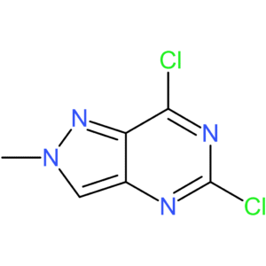 5,7-dichloro-2-methyl-2H-pyrazolo[4,3-d]pyrimidine