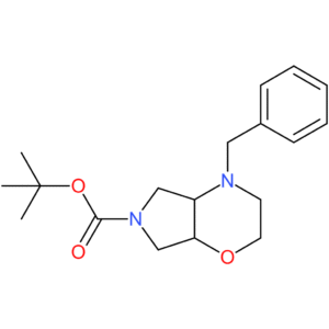 tert-butyl 4-benzyl-octahydropyrrolo[3,4-b]morpholine-6-carboxylate