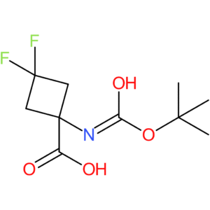 1-{[(tert-butoxy)carbonyl]amino}-3,3-difluorocyclobutane-1-carboxylic acid