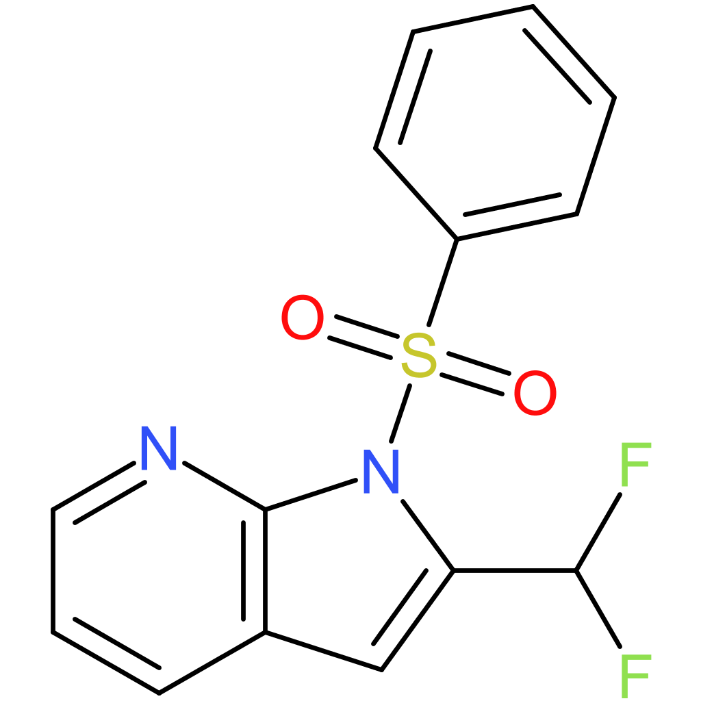 1-(benzenesulfonyl)-2-(difluoromethyl)-1H-pyrrolo[2,3-b]pyridine