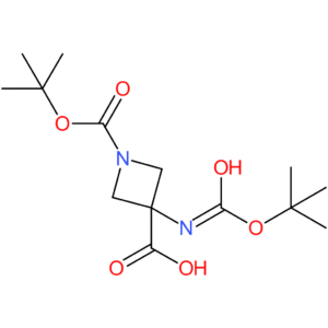 1-[(tert-butoxy)carbonyl]-3-{[(tert-butoxy)carbonyl]amino}azetidine-3-carboxylic acid