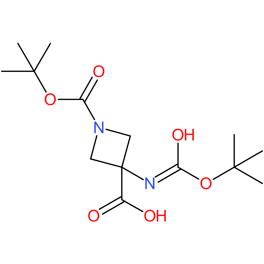 1-[(tert-butoxy)carbonyl]-3-{[(tert-butoxy)carbonyl]amino}azetidine-3-carboxylic acid