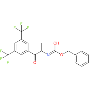 benzyl N-{1-[3,5-bis(trifluoromethyl)phenyl]-1-oxopropan-2-yl}carbamate