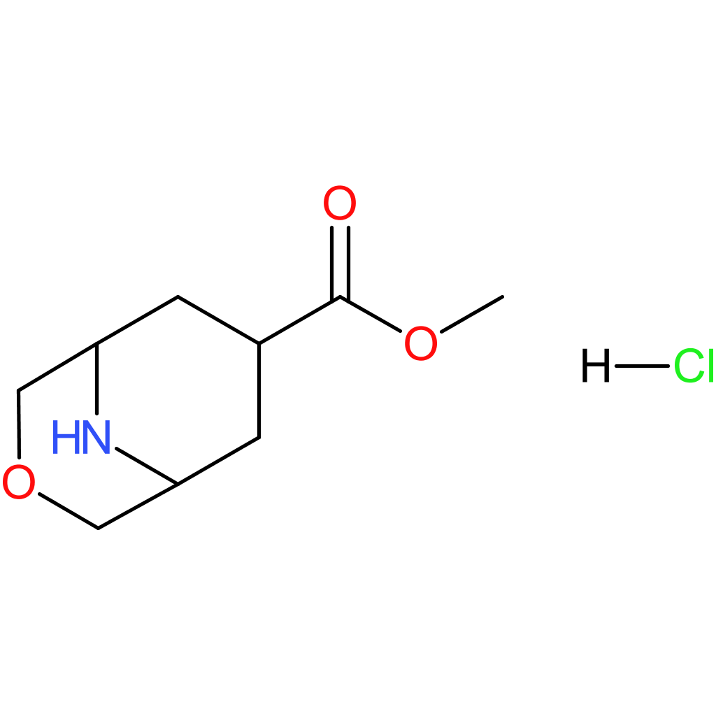 methyl 3-oxa-9-azabicyclo[3.3.1]nonane-7-carboxylate hydrochloride