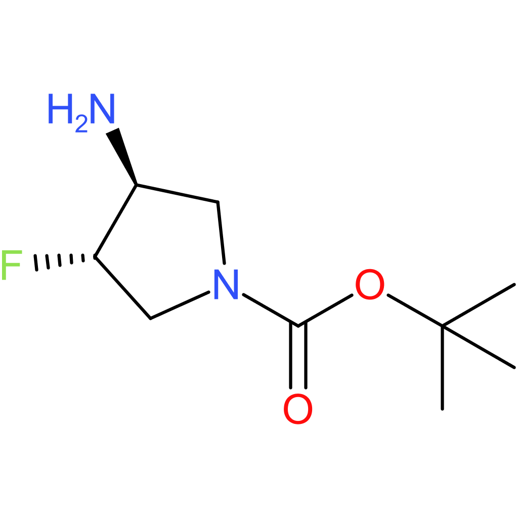 tert-butyl trans-3-amino-4-fluoropyrrolidine-1-carboxylate