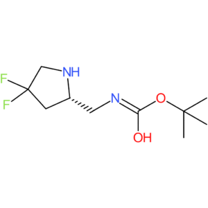 tert-butyl N-{[(2S)-4,4-difluoropyrrolidin-2-yl]methyl}carbamate