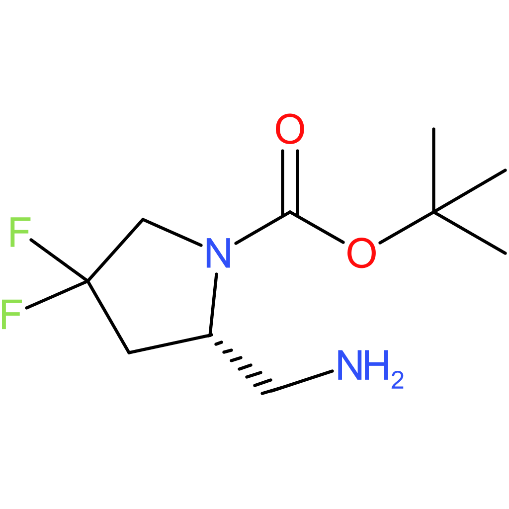 tert-butyl (2S)-2-(aminomethyl)-4,4-difluoropyrrolidine-1-carboxylate