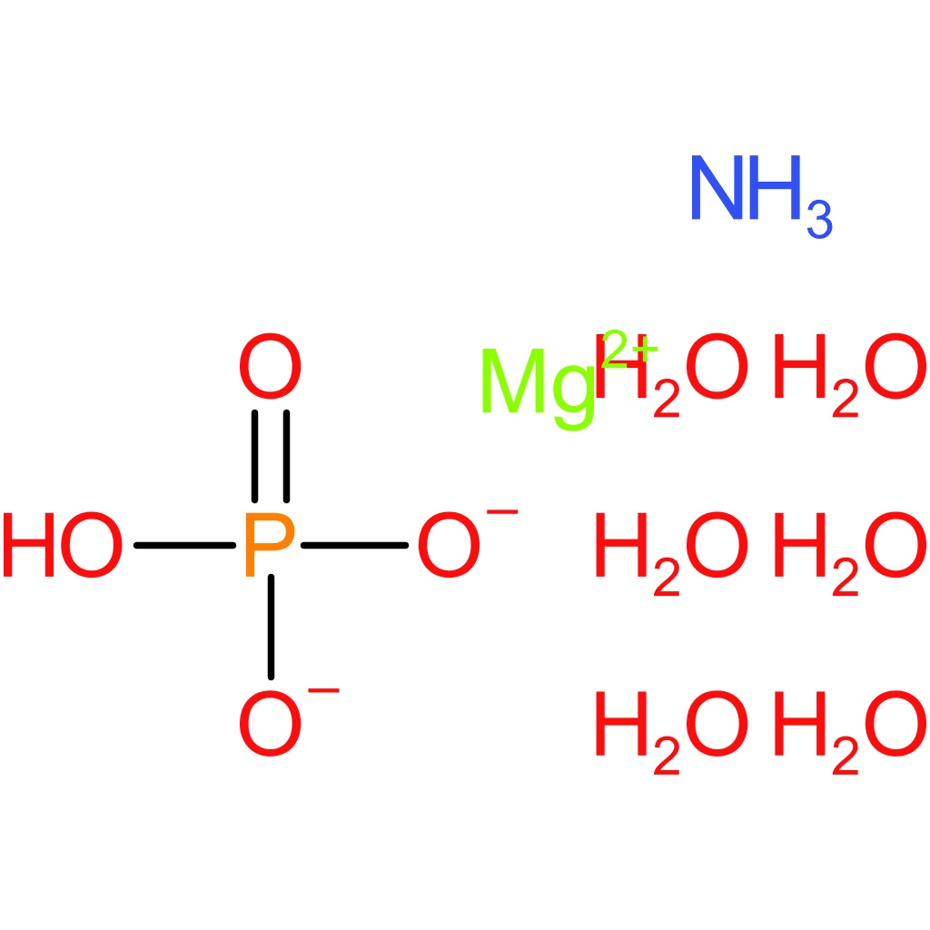 AMMONIUM MAGNESIUM PHOSPHATE HEXAHYDRATE