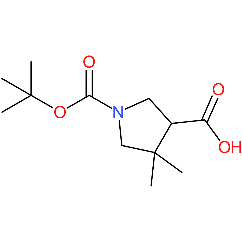 1-[(tert-butoxy)carbonyl]-4,4-dimethylpyrrolidine-3-carboxylic acid