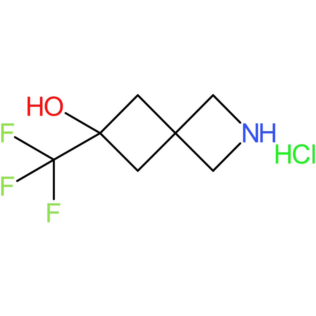 6-(trifluoromethyl)-2-azaspiro[3.3]heptan-6-ol hydrochloride