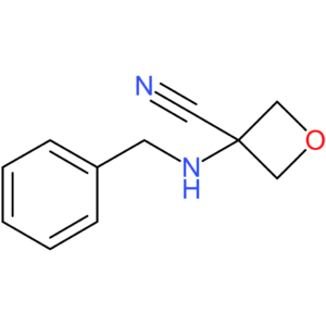 3-(benzylamino)oxetane-3-carbonitrile