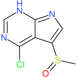 4-chloro-5-methanesulfinyl-7H-pyrrolo[2,3-d]pyrimidine