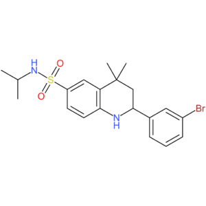 2-(3-bromophenyl)-4,4-dimethyl-N-(propan-2-yl)-1,2,3,4-tetrahydroquinoline-6-sulfonamide