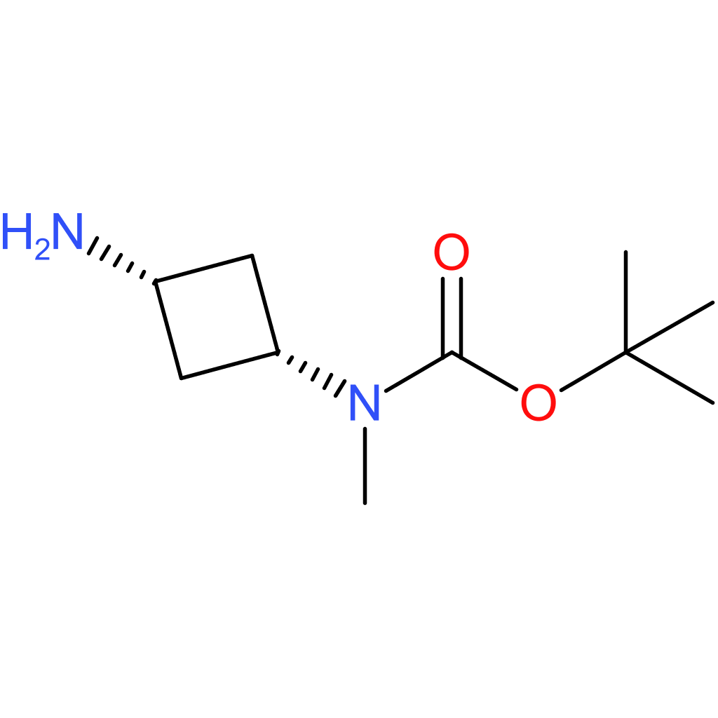 tert-butyl N-methyl-N-[cis-3-aminocyclobutyl]carbamate