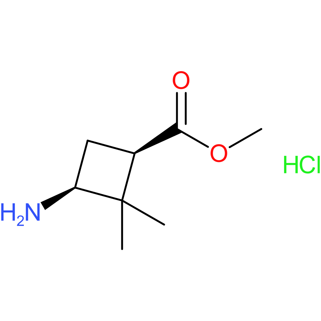 cis-methyl 3-amino-2,2-dimethylcyclobutanecarboxylate hydrochloride