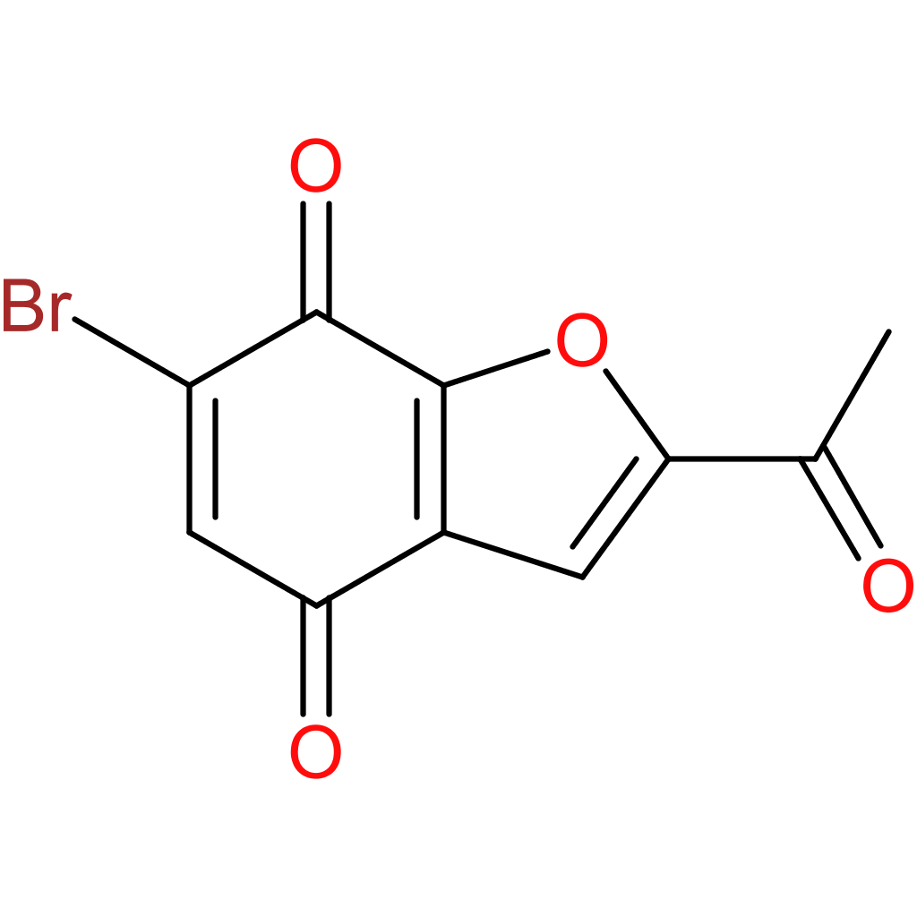 2-acetyl-6-bromo-benzofuran-4,7-dione