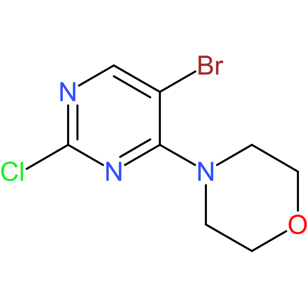 4-(5-bromo-2-chloropyrimidin-4-yl)morpholine