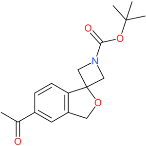 tert-butyl 5-acetyl-3H-spiro[azetidine-3,1-[2]benzofuran]-1-carboxylate