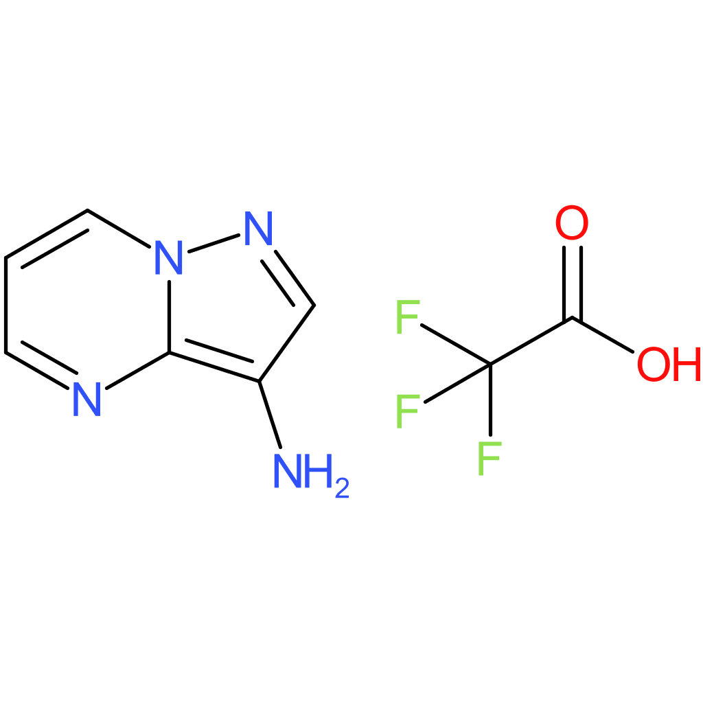pyrazolo[1,5-a]pyrimidin-3-amine; trifluoroacetic acid