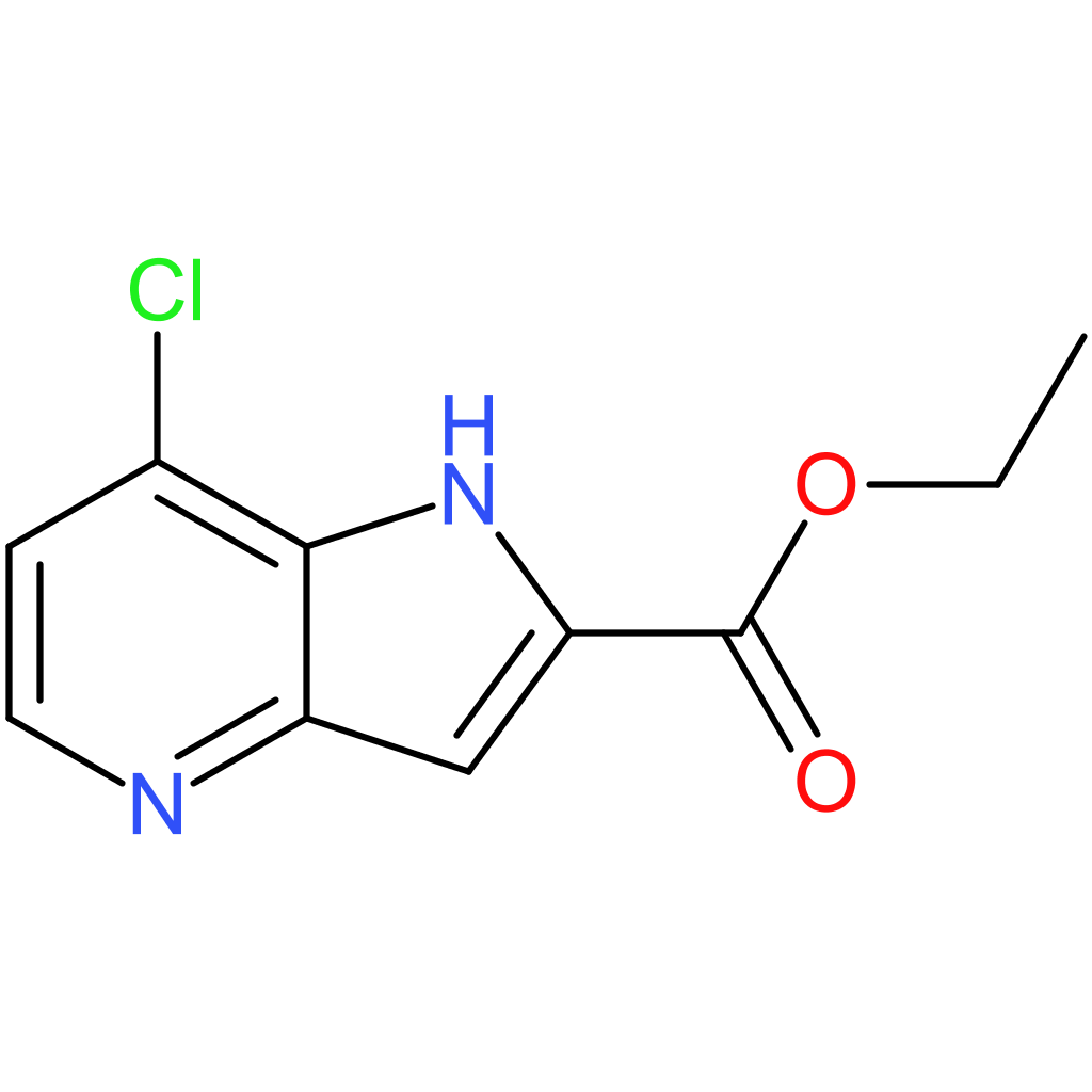 ethyl 7-chloro-1H-pyrrolo[3,2-b]pyridine-2-carboxylate