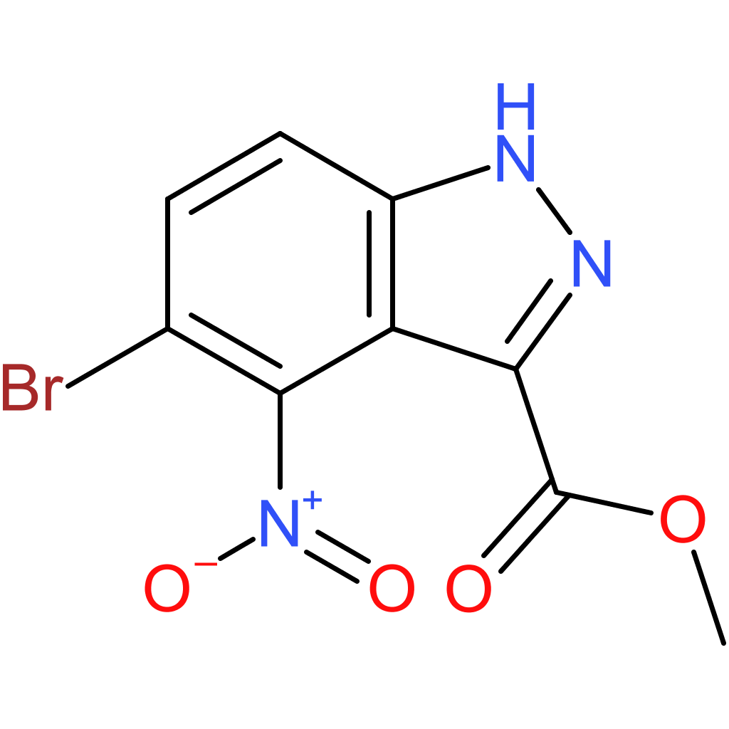 methyl 5-bromo-4-nitro-1H-indazole-3-carboxylate