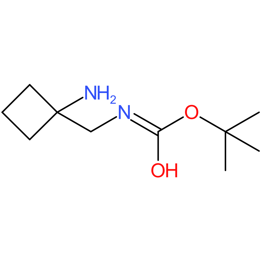 tert-butyl N-[(1-aminocyclobutyl)methyl]carbamate