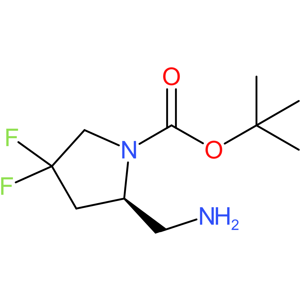 tert-butyl (2R)-2-(aminomethyl)-4,4-difluoropyrrolidine-1-carboxylate