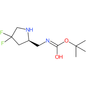 tert-butyl N-{[(2R)-4,4-difluoropyrrolidin-2-yl]methyl}carbamate