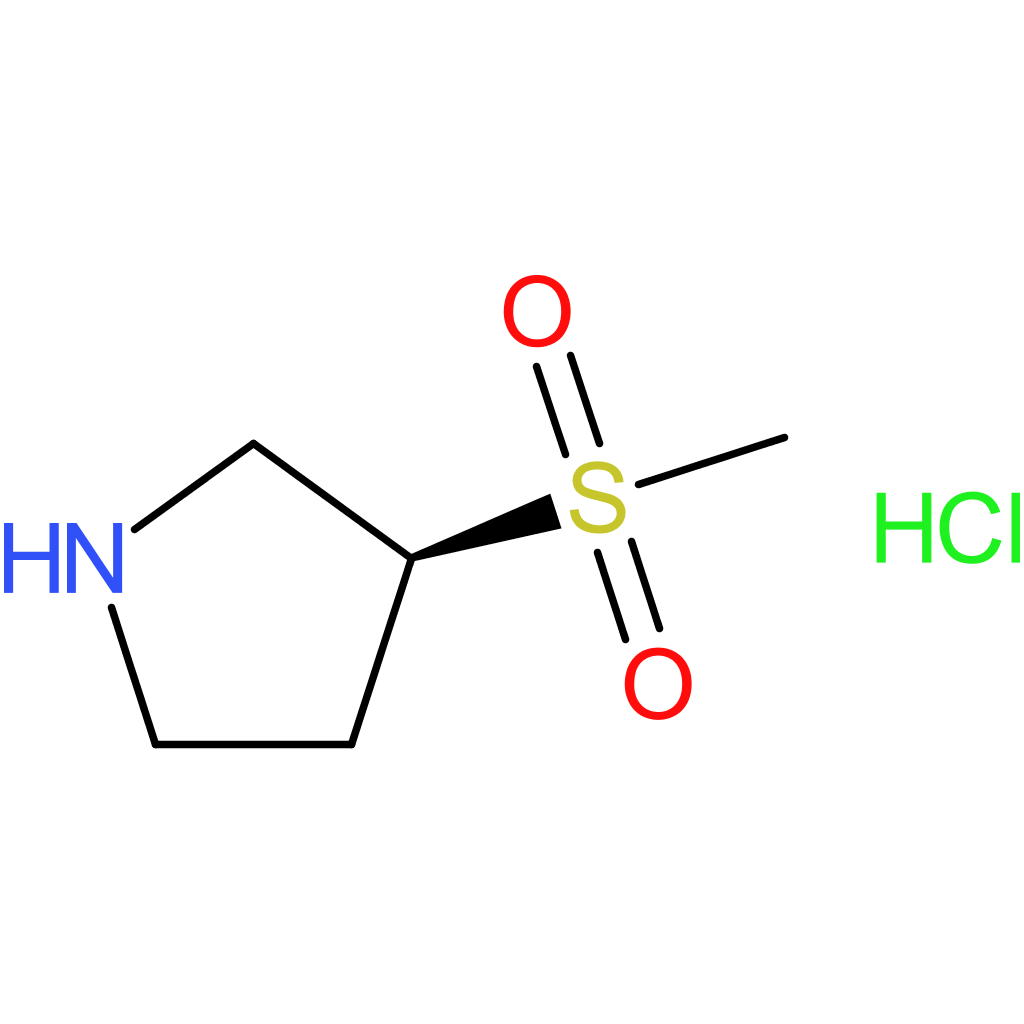 (3S)-3-methanesulfonylpyrrolidine hydrochloride