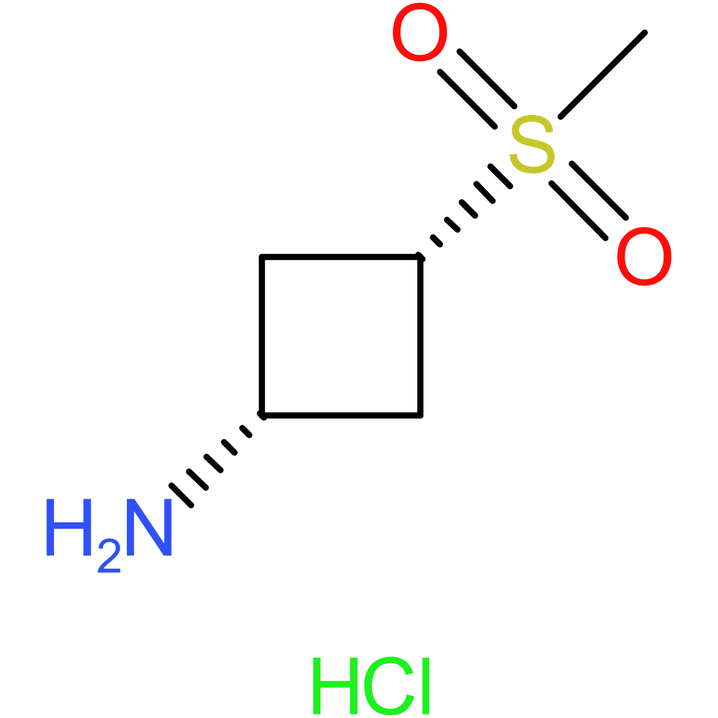 cis-3-methylsulfonylcyclobutylamine hydrochloride
