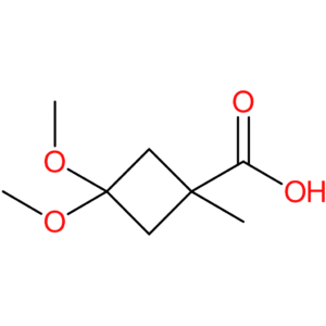 3,3-dimethoxy-1-methylcyclobutane-1-carboxylic acid