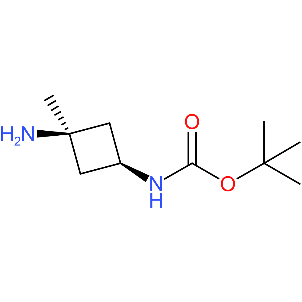 tert-butyl (trans-3-amino-3-methylcyclobutyl)carbamate