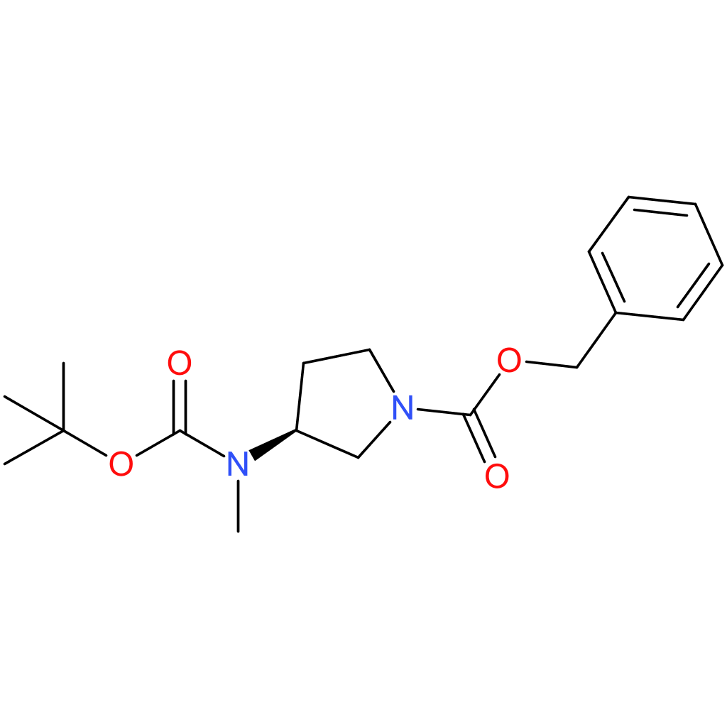 benzyl (3s)-3-{[(tert-butoxy)carbonyl](methyl)amino}pyrrolidine-1-carboxylate