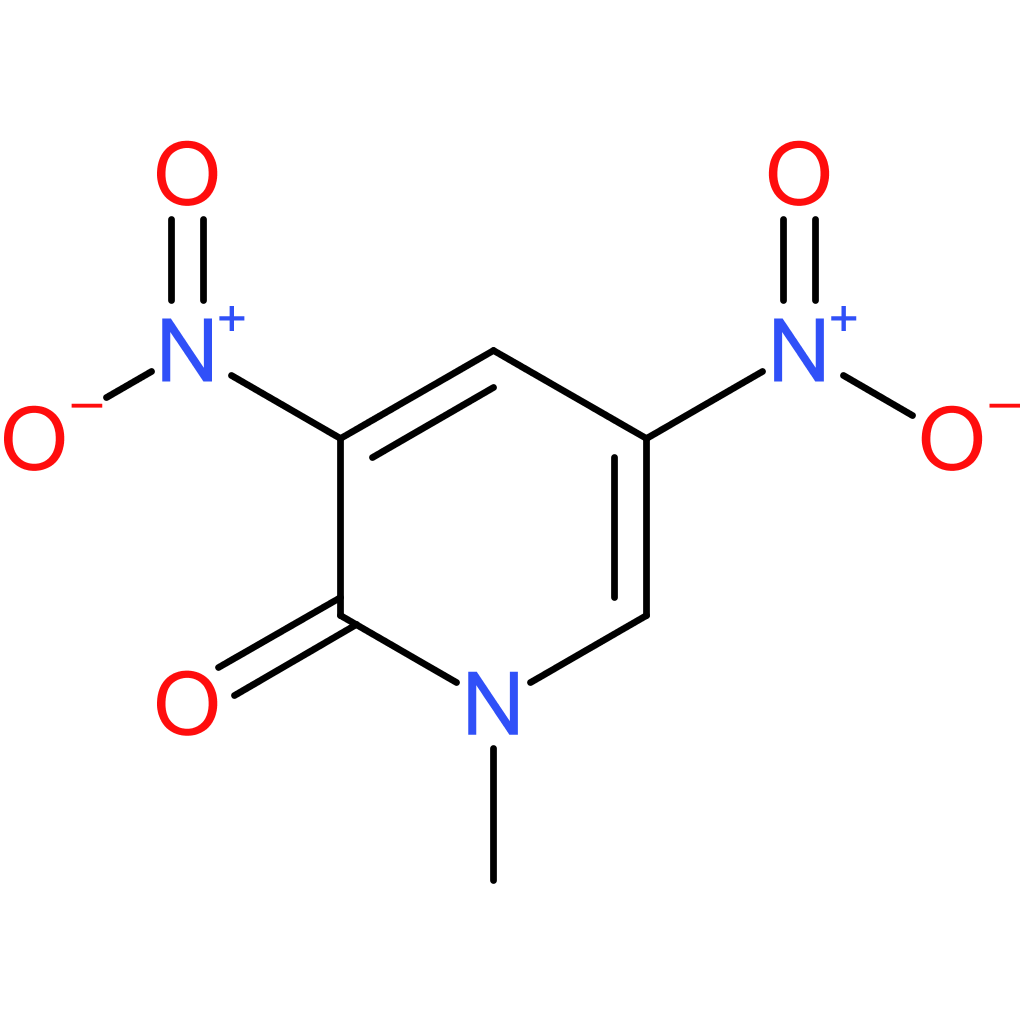 1-methyl-3,5-dinitro-1,2-dihydropyridin-2-one
