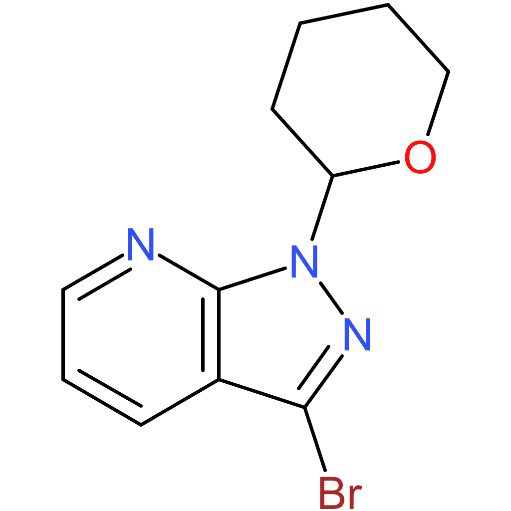 3-bromo-1-(oxan-2-yl)-1H-pyrazolo[3,4-b]pyridine