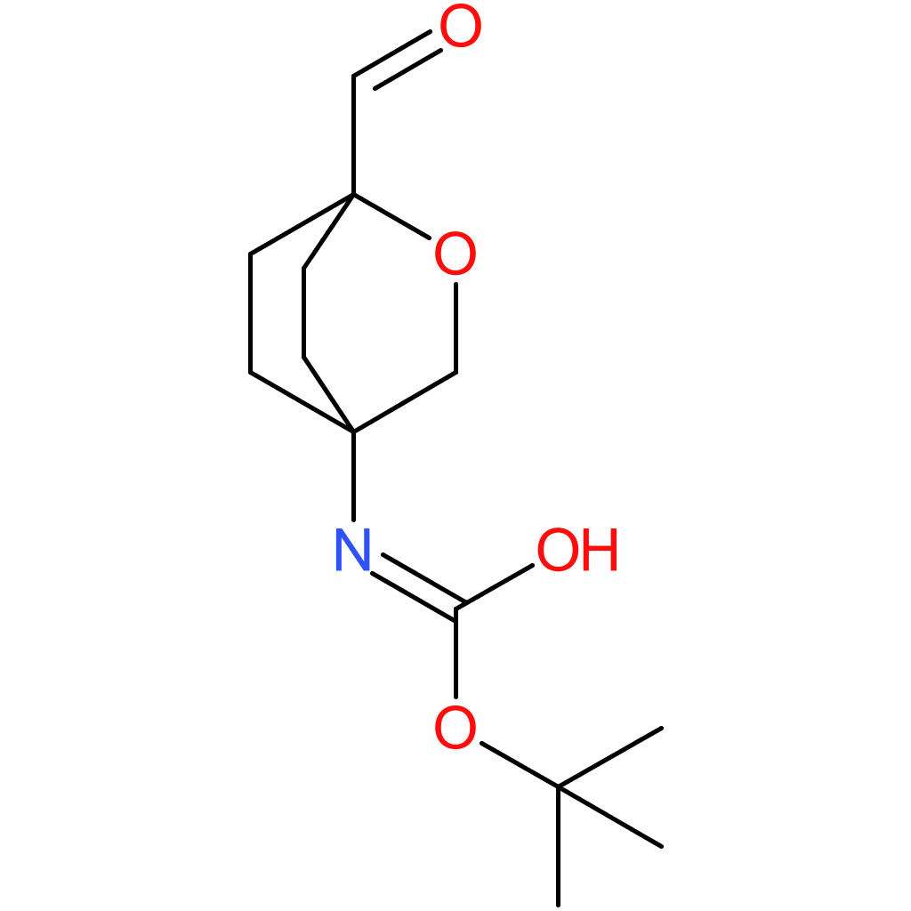 tert-butyl N-{1-formyl-2-oxabicyclo[2.2.2]octan-4-yl}carbamate
